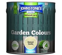 Johnstone’s - Garden Colours - Natural Vanilla - Exterior Wood Paint - Fade Resistant - Suitable for Garden Furniture Outdoors - Fence Paint - Dry in 2 hours - 12m2 Coverage per Litre - 2.5L