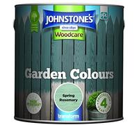 Johnstone’s - Garden Colours - Spring Rosemary - Exterior Wood Paint - Fade Resistant - Suitable for Garden Furniture Outdoors - Fence Paint - Dry in 2 hours - 12m2 Coverage per Litre - 2.5L