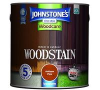 Johnstone’s - Interior & Exterior Woodstain - Antique Pine | Weathershield, UV Resistant, Quick Drying in 4 hours, Durable & Flake-Resistan, 5 Years Protection | 2.5 L