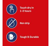 Johnstone’s Quick Dry Non Drip Gloss Paint for Wood Metal Black I