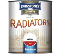 Johnstone’s Speciality Radiator Gloss Paint - Brilliant White, 250ml | Heat Resistant, Durable High-Sheen Finish for Metal Radiators & Pipes (1 PC)