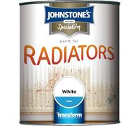 Johnstone’s Speciality Radiator Satin Paint - White, 250ml | Heat Resistant, Smooth Durable Finish for Radiators & Pipes (1 PC)