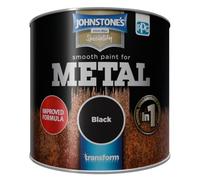 Johnstone’s Speciality Smooth Metal Paint - Black - 0.25l