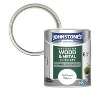 Johnstone's 303910 Weather Guard Exterior Undercoat Paint - Brilliant White,2.5