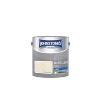 Johnstone's Matt Emulsion Paint, 2.5L, Antique Cream