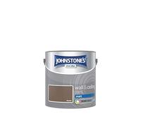 Johnstone's Matt Emulsion Paint, 2.5L, Mocha