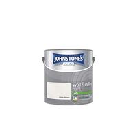 Johnstone's Silk Emulsion Paint, 2.5L, White Whisper