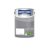 Johnstones Wall and Ceiling Silk Emulsion Paint - White, 5L