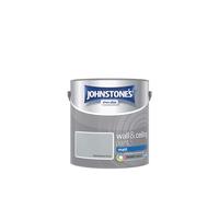 Johnstone's 307091 - Wall and Ceiling Paint Matt - Interior Paint - Contemporary Finish - Suitable for Interior Walls and Ceilings - Manhattan Grey -