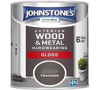 Johnstone's 309143 Weatherguard Exterior Gloss Chocolate, 750 ml