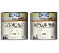 Johnstone's 390289 Cupboard Paint Antique Cream 750 ml (Pack of 2)