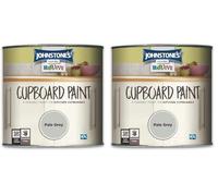 Johnstone's 390290 Cupboard Paint Pale Gray 750 ml (Pack of 2)