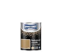 Johnstone's 423221 Feature Wall Metallics Paint, Gold, 1.25L