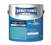 Johnstone's Bathroom Paint 2.5L - Island Breeze - Mid Sheen, Moisture Resistant, Stain Blocker - Low Odour, Fast Drying