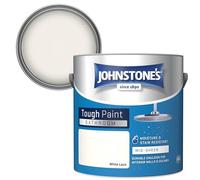 Johnstone's Bathroom Mid Sheen Finish Emulsion Paint, 2.5 Litre, White Lace