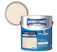 Johnstone's - Bathroom Wall & Ceiling Paint - Magnolia - 2.5L | Mid Sheen Finish, High Condensation Walls & Ceilings, Moisture & Stain Resistant, 1-2 Hour Dry Time, 30m2 Coverage Per Tin