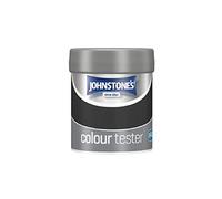 Johnstone's - Paint Tester Pots - Wall & Ceiling Paint - Black - Emulsion Paint - Easy to Apply - Dry in 1-2 Hours - 75ml