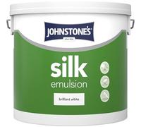 Johnstone's - Contract Silk Emulsion Paint - Brilliant White - 5L