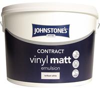 Johnstone's Contract Vinyl Matt 10L Brilliant White