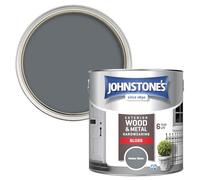 Johnstone's Exterior Hardwearing Gloss, Moher Slate, 36m2 Coverage per Tin, 2.5L