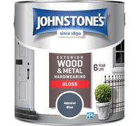 Johnstone's Exterior Hardwearing Gloss Paint Admiral Blue- 2.5L