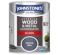 Johnstone's Exterior Hardwearing Gloss Paint - Admiral Blue 750ml