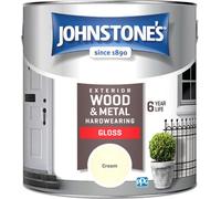 Johnstone's Exterior Hardwearing Gloss Paint Cream- 2.5L