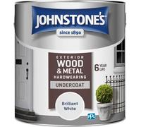 Johnstone's Exterior Hardwearing Undercoat Brilliant White- 2.5L