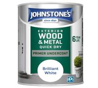 Johnstone's Exterior Quick Dry Primer Undercoat Brilliant White - 750Ml