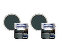 Johnstone's Feature Colours Paint, Ivy Sky, Matt Finish, 35m2 Coverage per Tin, 2.5L, Green (Pack of 2)