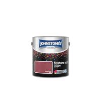 Johnstone's Walls and Ceilings Matt Paint - Dusky Berry / 2.5l