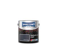 Johnstone's Feature Wall Matt Emulsion Paint - Midnight Sapphire 2.5L (Package May Vary)