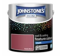 Johnstone's - Feature Wall Matt Paint - Dusky Berry - 2.5L