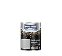 Johnstone's Feature Wall Metallics Paint - Silver 1.25L