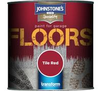 Johnstone's Garage Floor Paint Tile Red -250Ml