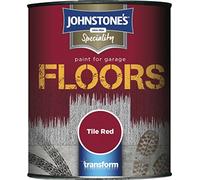 Johnstone's Garage Floor Paint Semi Gloss 250ml Tile Red