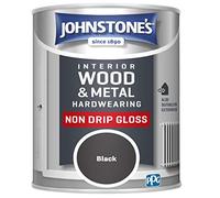 Johnstone's Non Drip Gloss Paint - Black / 0.75l