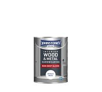 Johnstone's - Interior Wood & Metal Hardwearing - Brilliant White - High Sheen - Non Drip - Gloss Finish - Suitable Paint Interior & Exterior - Dry in 16-24 hours - 17m2 Coverage per Litre - 1.25L