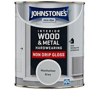 (Manhattan Grey, 750ml) Johnstone's Non-Drip Gloss Paint
