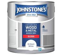 Johnstones Interior Wood & Metal Quick Dry Gloss Brilliant White 2.5L