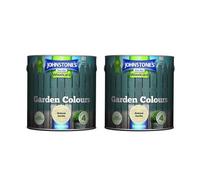 Johnstone's Johnstone' S Wood Care Garden Colours Paint Natural Vanilla 2.5L Pack Of 2