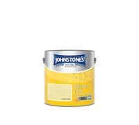 Johnstone's - Kitchen Paint - Lemon Daze - Matt Finish - Grease & Stain Resistant - Suitable for Kitchen Walls & Ceilings - Highly Durable - Low Odour - 12m2 Coverage per Litre - 2.5L