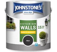 Johnstone's Masonry Paint Black - 2.5L