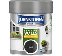 Johnstone's Masonry Paint Black - 225Ml