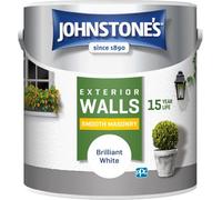 Johnstone's Masonry Paint Brilliant White - 2.5L