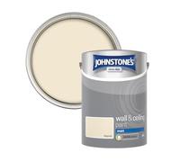 Johnstone's - Matt Wall & Ceiling Paint - Magnolia - 5L | Matt Finish, Interior Walls & Ceilings, Easy to Apply, 1-2 Hour Dry Time, Long Lasting Colour, 32m2 Coverage Per Tin