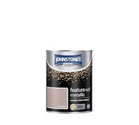 Johnstone's - Metallic Feature Wall Paint - Rose Gold - 1.25L | Metallic Finish, Interior Feature Walls & Ceilings, Great Coverage, Easy to Apply, Long-Lasting Colour, Quick Drying