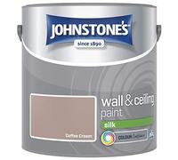 Johnstones No Ordinary Paint Water Based Interior Vinyl Silk Emulsion Coffee Cream 2.5 Litre