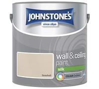 Johnstones No Ordinary Paint Water Based Interior Vinyl Silk Emulsion Seashell 2.5 Litre