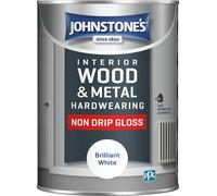 (1.25l) Johnstones Non Drop Gloss Paint - White